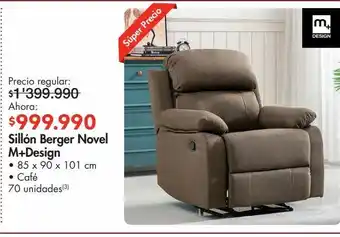 Metro Sillón berger novel m+design oferta