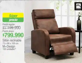 Jumbo Sillón reclinable oferta
