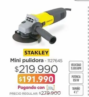Easy Mini pulidora stanley oferta