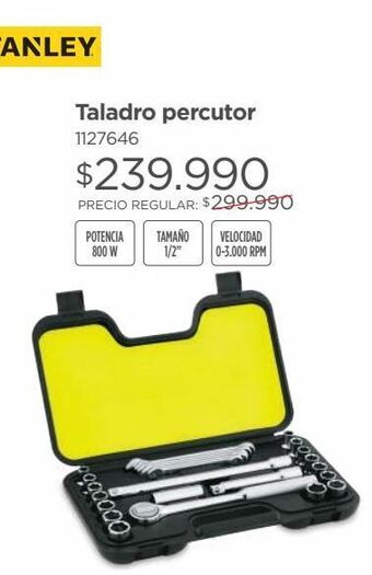 Easy Taladro percutor stanley oferta