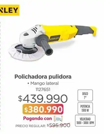 Easy Polichadora pulidora stanley oferta