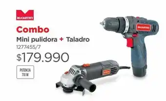 Easy Combo mini pulidora + taladro mccarthy oferta