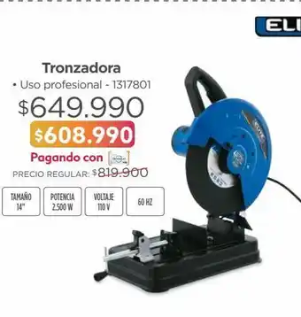 Tronzadora elite