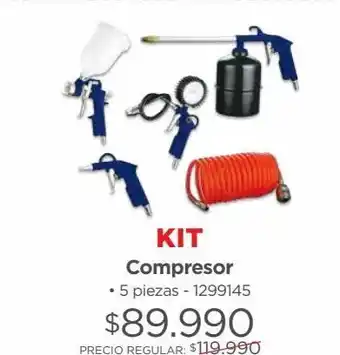 Easy Kit compresor 5 pzas oferta