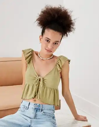 American Eagle Tank top ae de cuello en v con escote tipo keyhole oferta