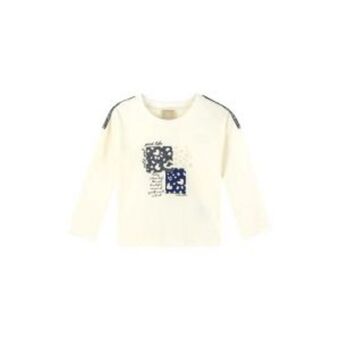 Los Tres Elefantes Camiseta beige estampada niña oferta