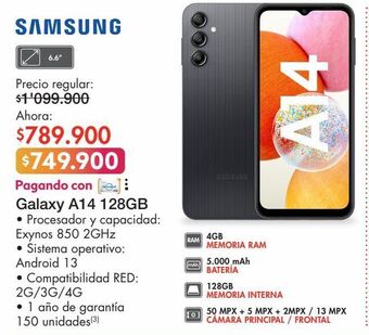 Metro Galaxy a14 128gb oferta