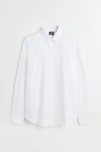 H&M Camisa easy-iron slim fit oferta