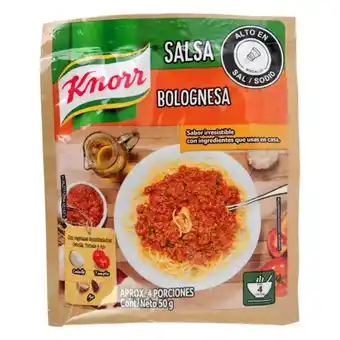 Superdroguería Olímpica Salsa knorr bolognesa 50g oferta