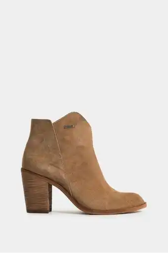 Vélez Botines alpha de cuero gamuzado para mujer silueta asimétrica oferta