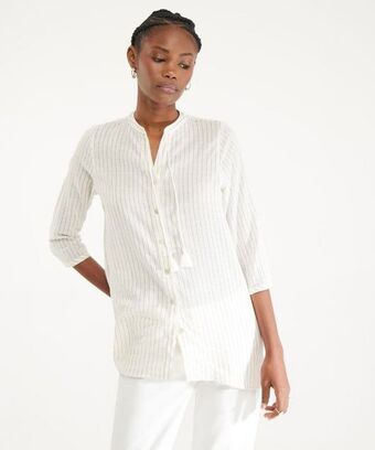 Pat Primo Blusa preteñida manga tres cuartos oferta