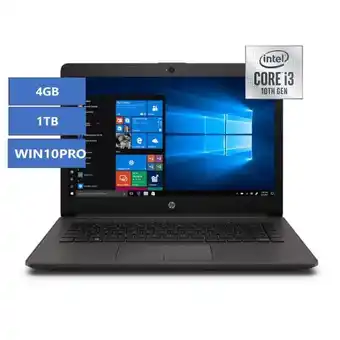 Olímpica Combo portátil hp 240 g7 intel core i3 1005g1 4gb 1tb 14´´ win10pro + kaspersky oferta