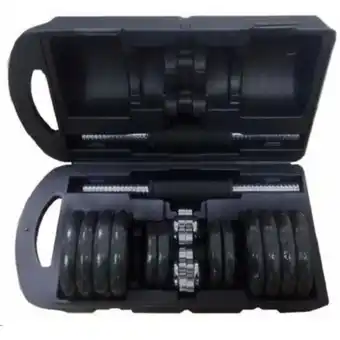 Linio Kit pesas mancuernas 40 lb gimnasio portatil + estuche oferta