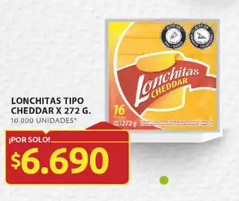 Ara LONCHITAS TIPO CHEDDAR X 272 G. oferta