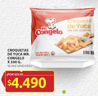 Ara CROQUETAS DE YUCA MR. CONGELO X 500 G. oferta
