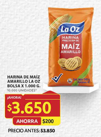 Ara HARINA DE MAÍZ AMARILLO LA OZ BOLSA X 1.000 G. oferta