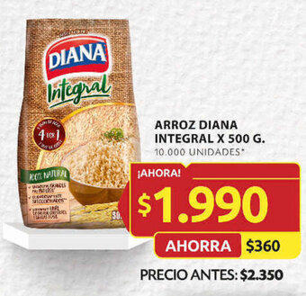 Ara ARROZ DIANA INTEGRAL X 500 G. oferta
