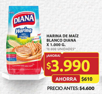 Ara HARINA DE MAÍZ BLANCO DIANA X 1.000 G. oferta