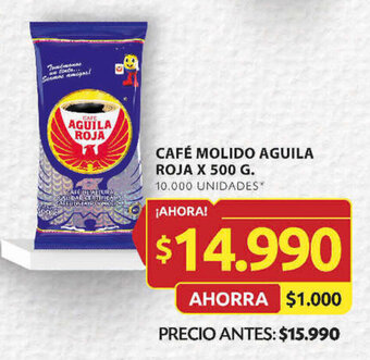 Ara CAFÉ MOLIDO AGUILA ROJA X 500 G. oferta