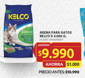 Ara ARENA PARA GATOS KELCO X 4.000 G. oferta
