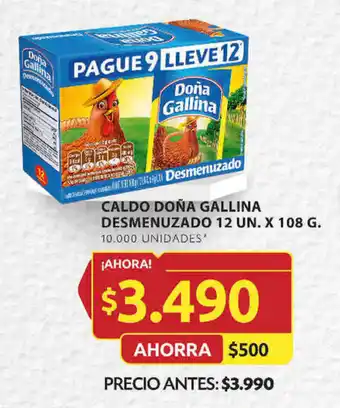 Ara CALDO DOÑA GALLINA DESMENUZADO 12 UN. X 108 G. oferta