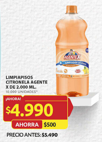 Ara LIMPIAPISOS CITRONELA AGENTE X DE 2.000 ML. oferta