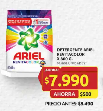 Ara DETERGENTE ARIEL REVITACOLOR X 800 G. oferta