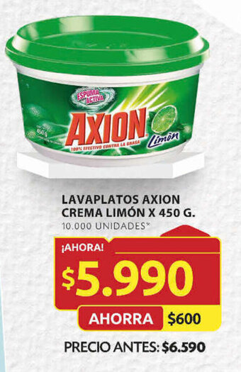 Ara LAVAPLATOS AXION CREMA LIMÓN X 450 G. oferta