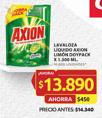 Ara LAVALOZA LÍQUIDO AXION LIMÓN DOYPACK X 1.500 ML. oferta