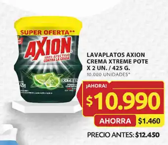 Ara LAVAPLATOS AXION CREMA XTREME POTE X 2 UN. / 425 G. oferta