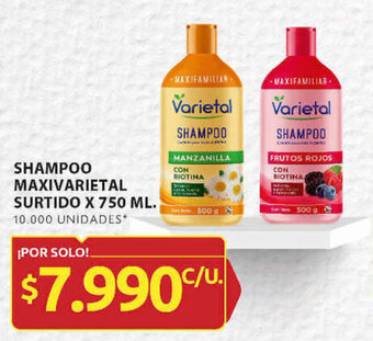 Ara SHAMPOO MAXIVARIETAL SURTIDO X 750 ML. oferta