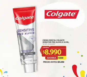 Ara CREMA DENTAL COLGATE SENSITIVE PRO ALIVIO X 50 ML. oferta