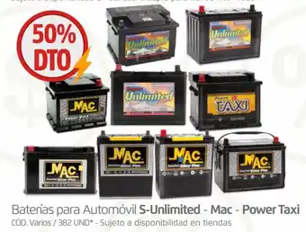 Makro Baterías para Automóvil S-Unlimited - Mac - Power Taxi oferta