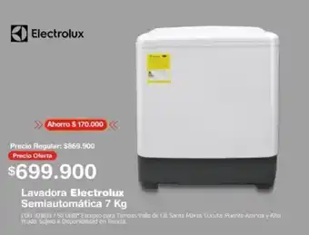 Makro Lavadora Electrolux Semiautomática 7 Kg oferta