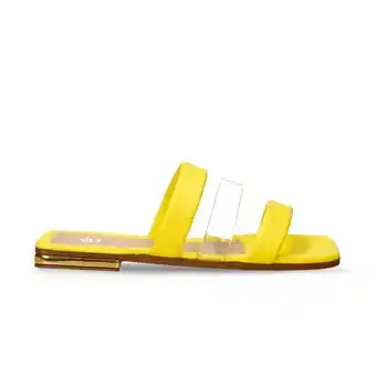 Sandalias amarillo bata gala mujer