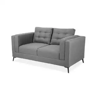 Tugó Sofá bolton 2 puestos gris oferta