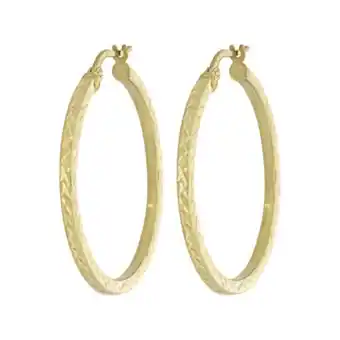 Kevin's Joyeros Candongas en oro amarillo de 18 kilates con visos, plana, 2 mm. de ancho oferta