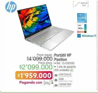 Jumbo Portátil hp pavilion oferta