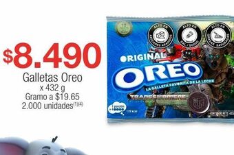 Jumbo Galletas oreo x 432 g oferta