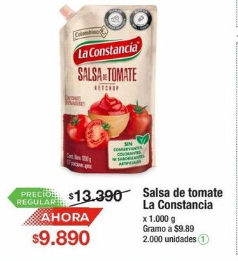 Jumbo Salsa de tomate la constancia x 1.000 g oferta