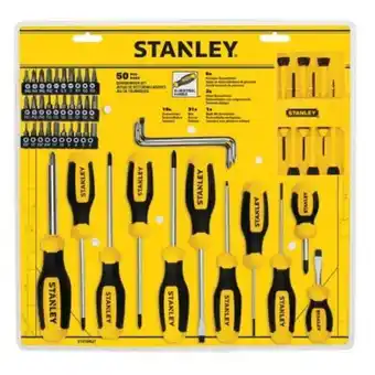 Constructor Set de destornilladores de 50pzas stanley oferta
