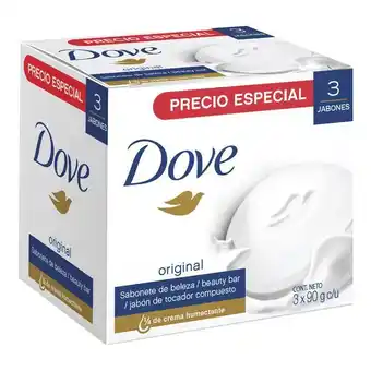 Farmacia San Jorge Jabón dove blanco 90 g tripack oferta