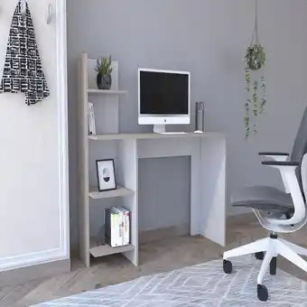 Éxito Escritorio ¡wow! x, humo y blanco duqueza, con cuatro entrepaños oferta