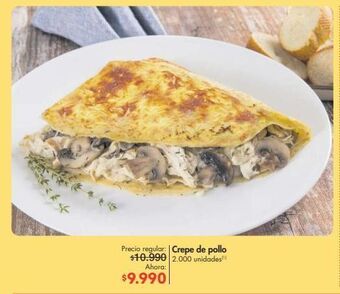 Metro Crepe de pollo oferta