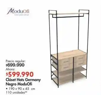 Metro Clóset hats germany moduofi oferta
