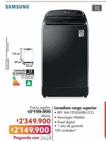 Metro Lavadora samsung oferta