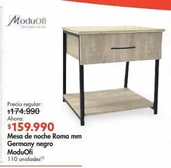 Metro Mesa de noche roma moduofi oferta