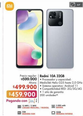 Metro Redmi 10a oferta