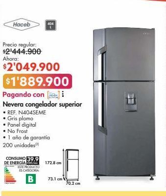 Metro Nevera haceb oferta