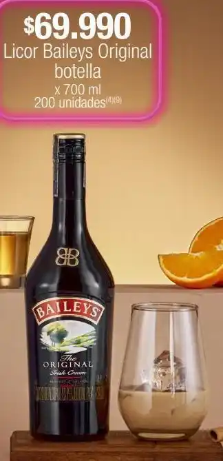 Jumbo Licor baileys original botella x 700ml oferta